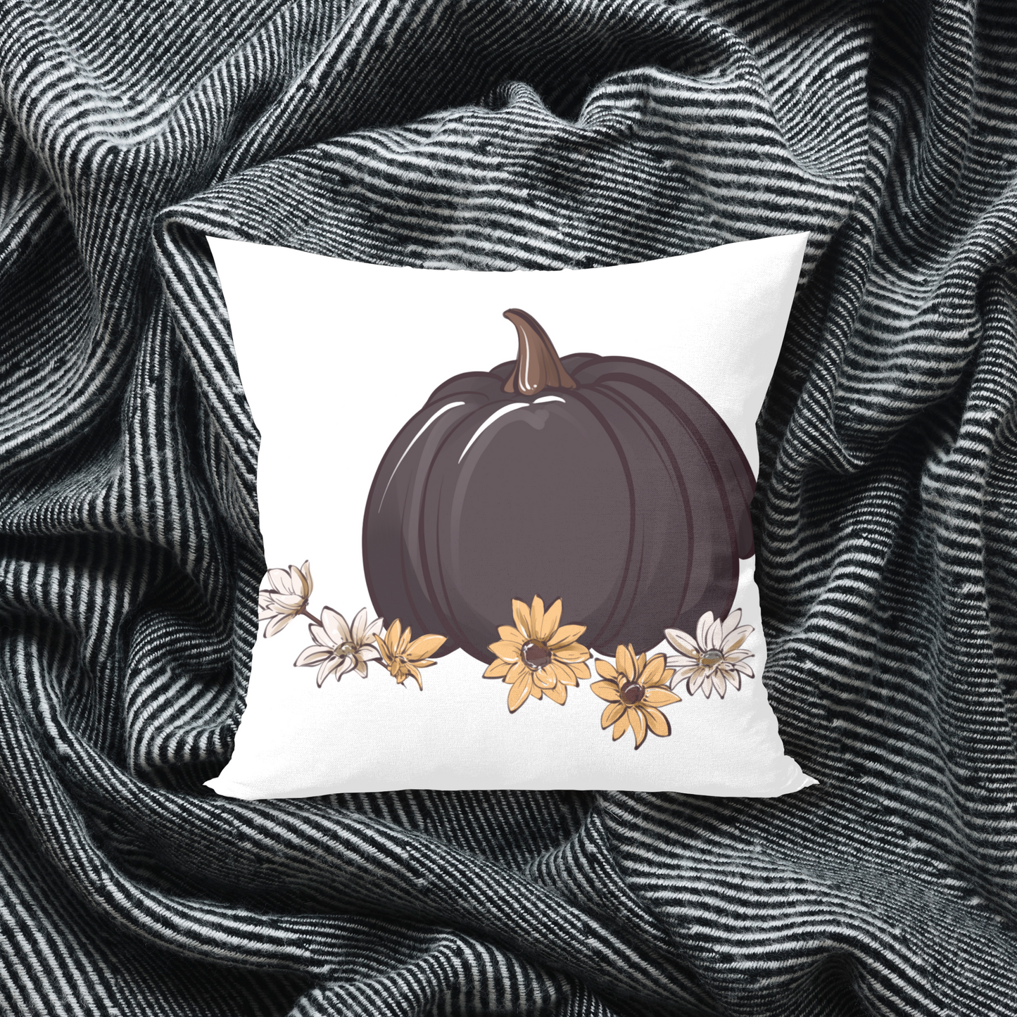 BROWN PUMPKIN PILLOW