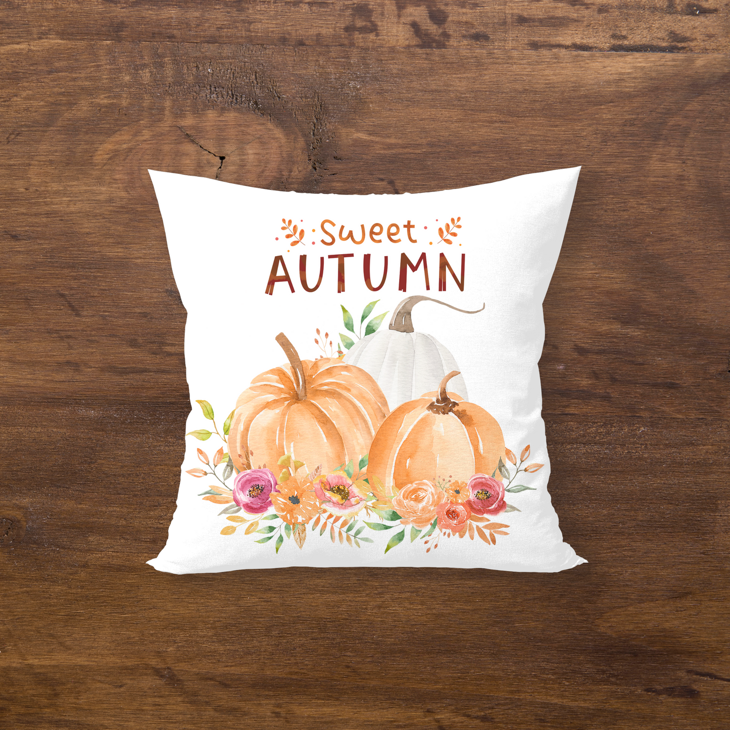 SWEET AUTUMN PUMPKINS PILLOW
