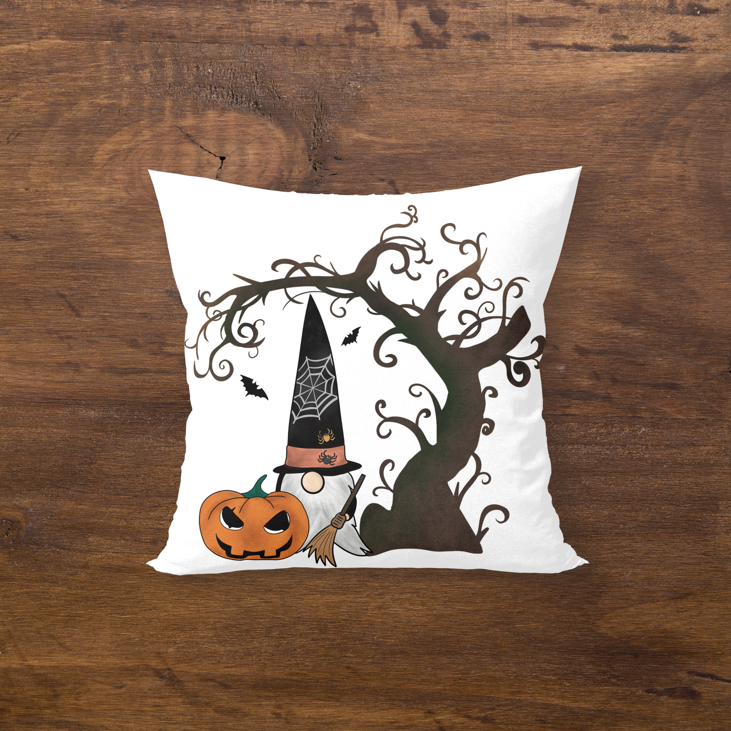 GNOME PUMPKIN PILLOW
