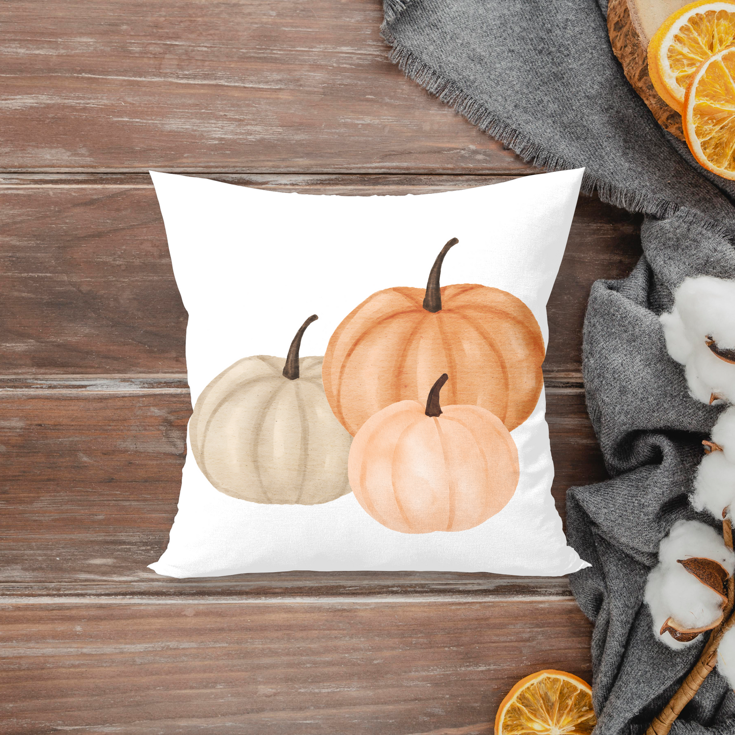 THREE PUMPKINS PILLOW