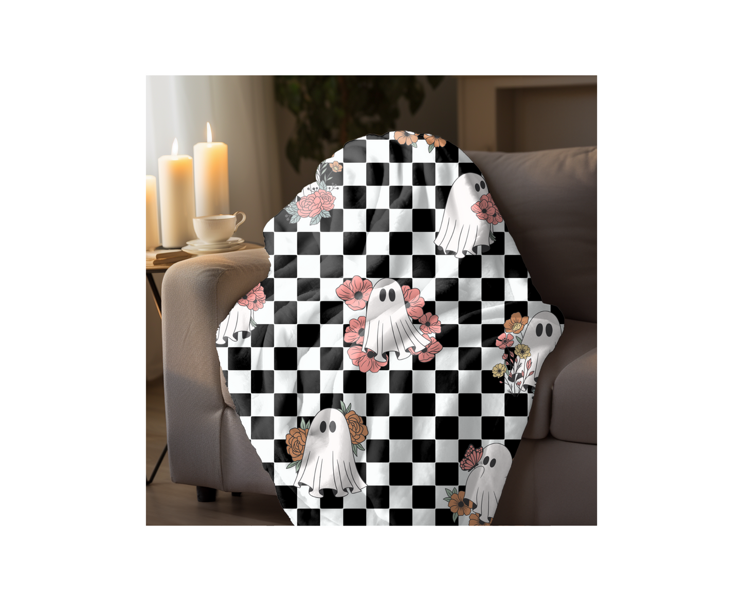 CUTE GHOST BLANKET | HALLOWEEN