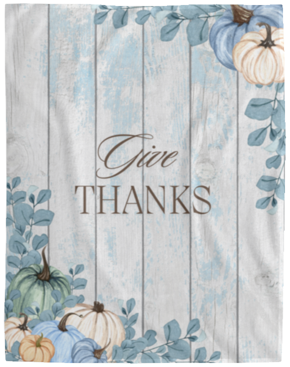 BLUE HARVEST BLANKET | THANKSGIVING
