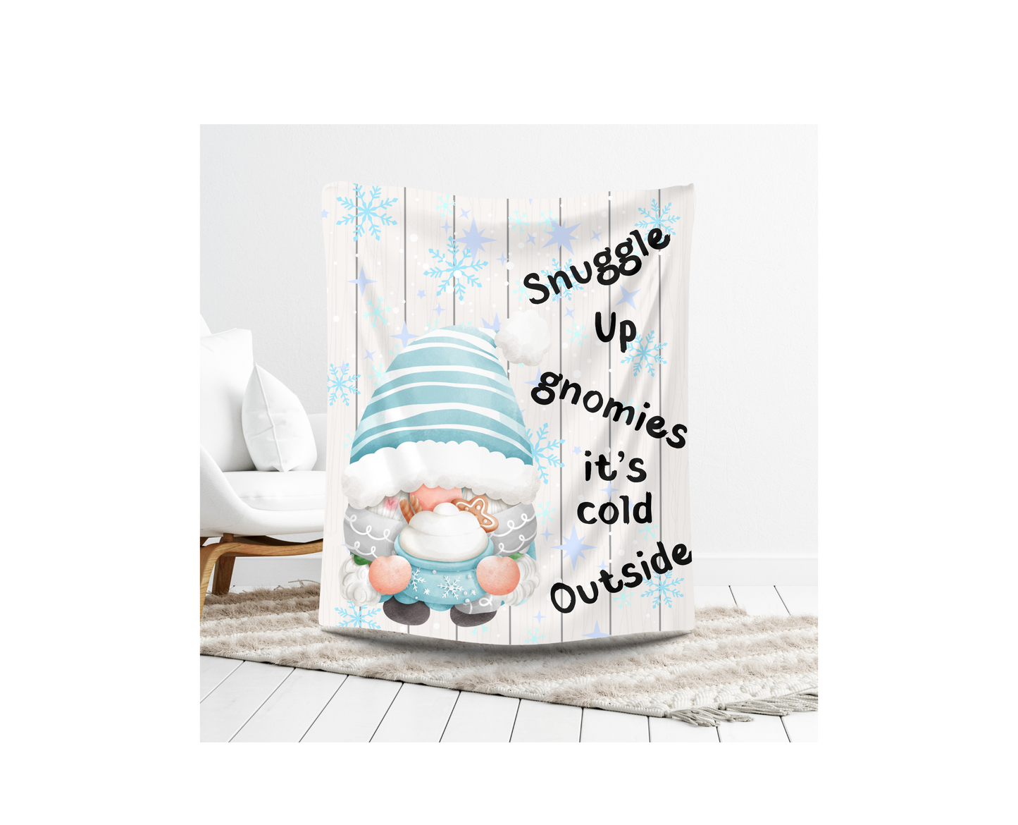 SNUGGLE UP GNOMIES BLANKET | CHRISTMAS GIFT