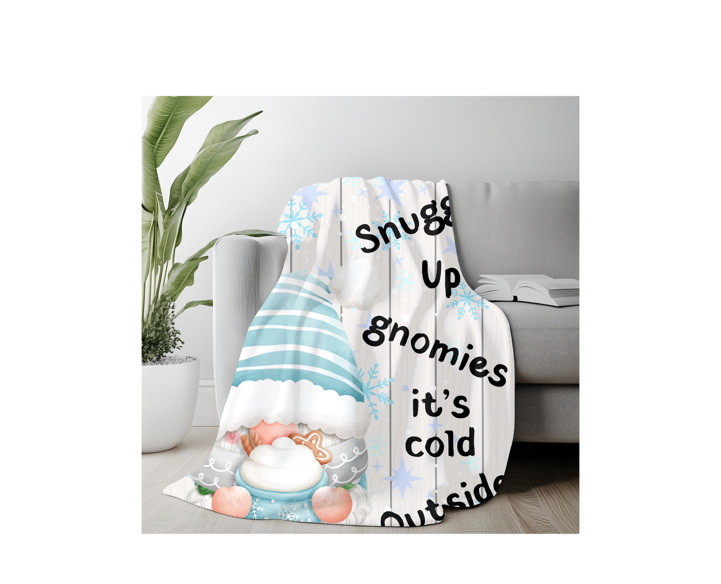 SNUGGLE UP GNOMIES BLANKET | CHRISTMAS GIFT