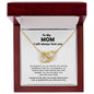 To My Mom | Interlocking Hearts Necklace