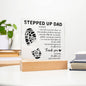 To My Dad | Square Acrylic Plaque