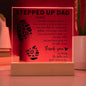 To My Dad | Square Acrylic Plaque
