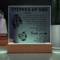 To My Dad | Square Acrylic Plaque