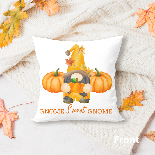 GNOME PUMPKIN PICKING #2 PILLOW