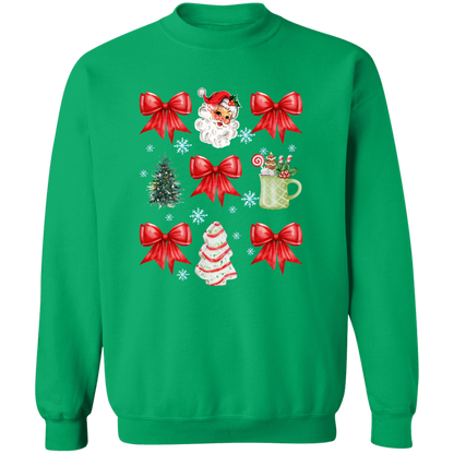 Christmas Coquette Bow T-shirt | Sweatshirt