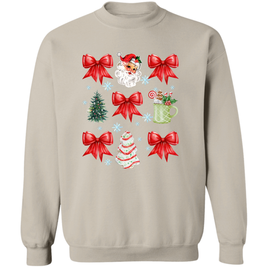 Christmas Coquette Bow T-shirt | Sweatshirt