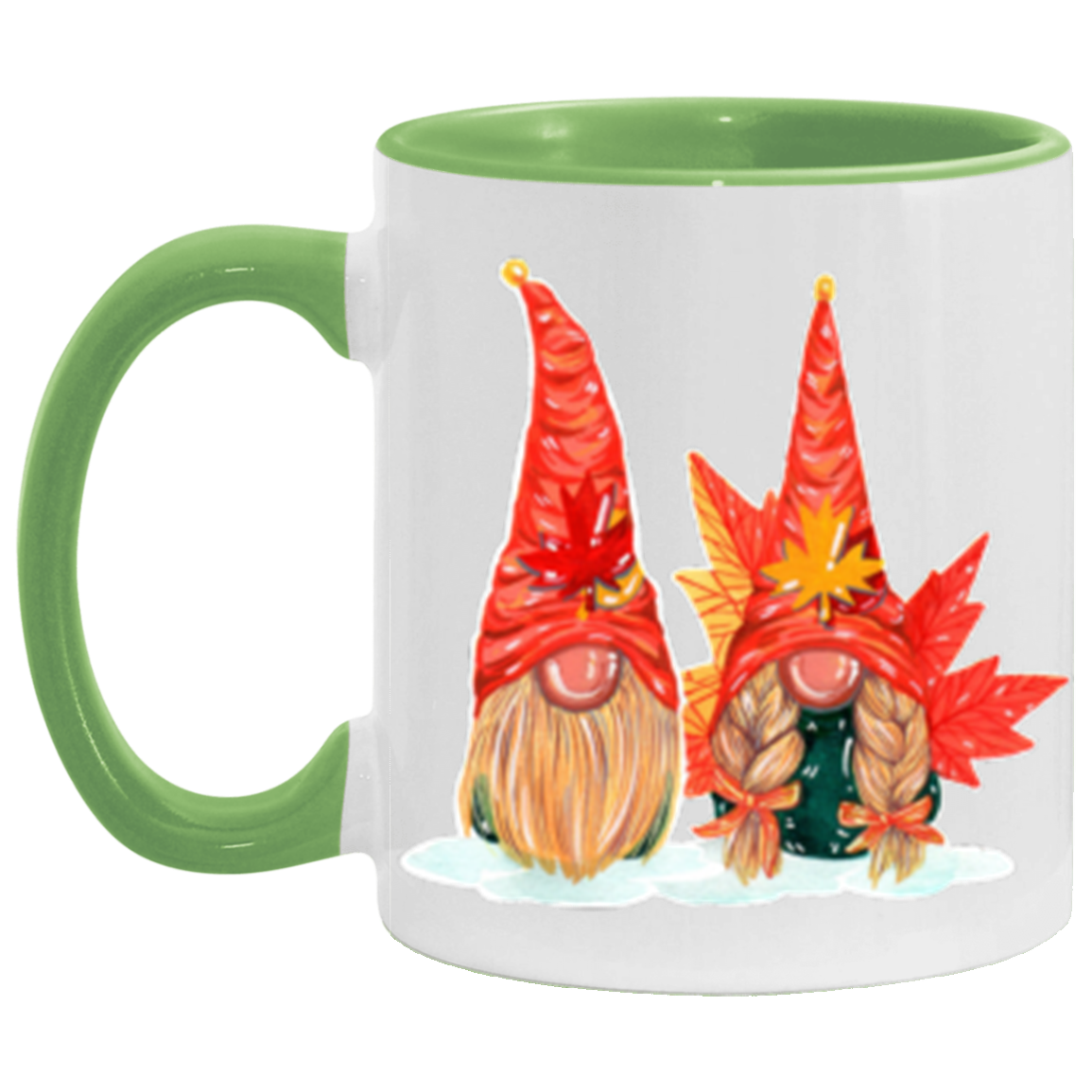 GNOME COUPLE 11oz Accent Mug