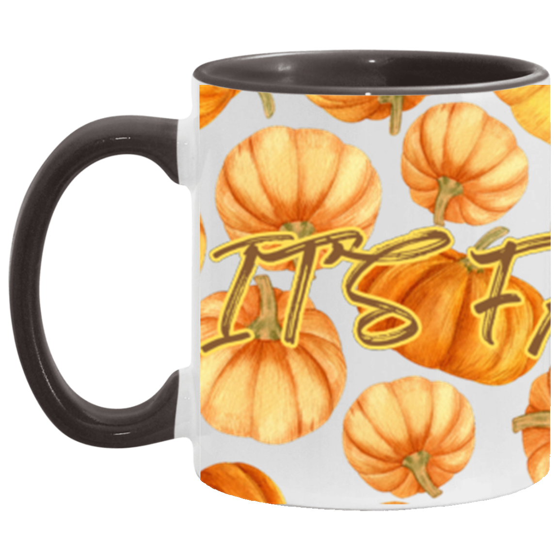 PUMPKIN PRINT 11Oz  ACCENT MUGS