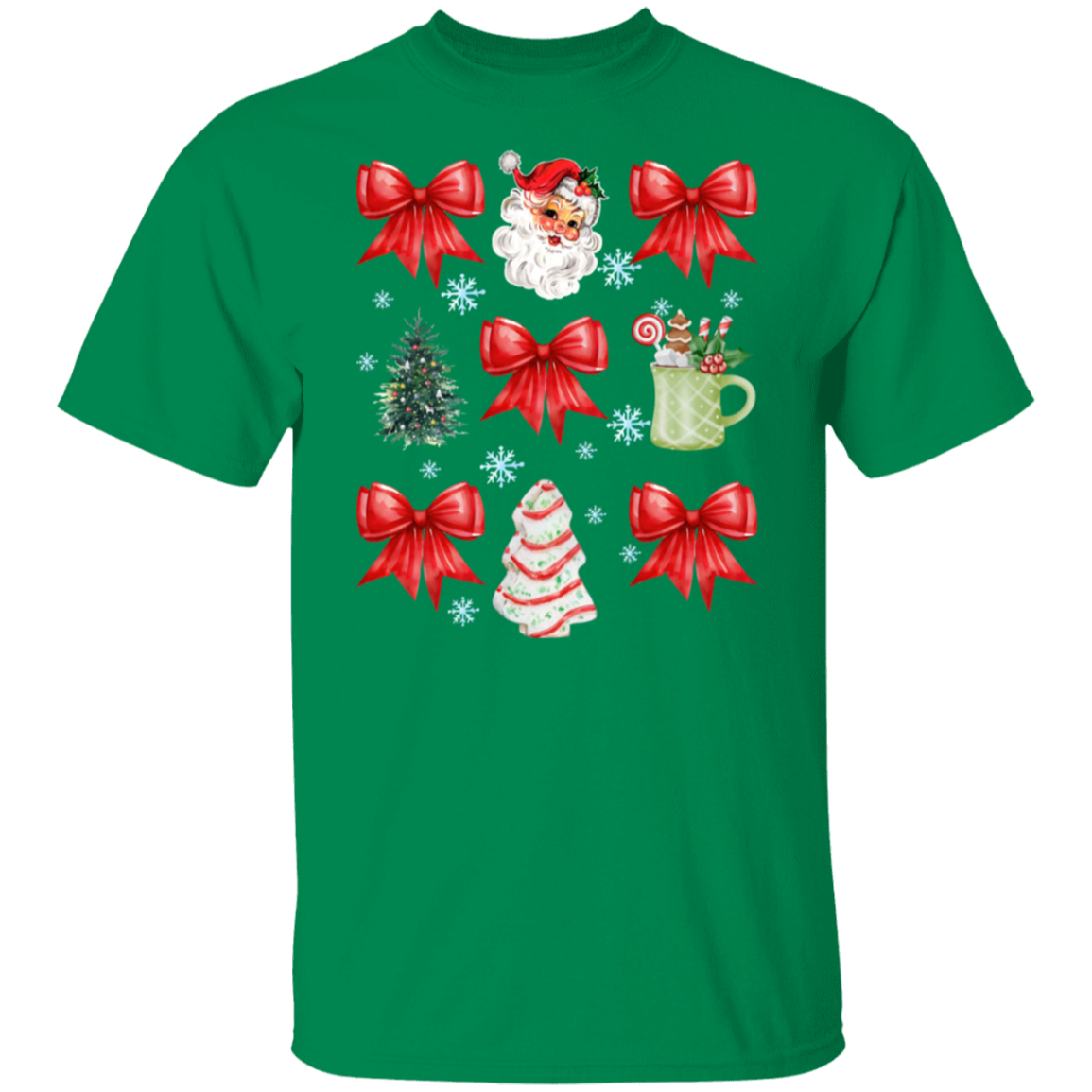 Christmas Coquette Bow T-shirt | Sweatshirt