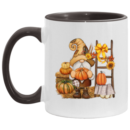 GNOME PUMPKIN STAND 11oz Accent Mug