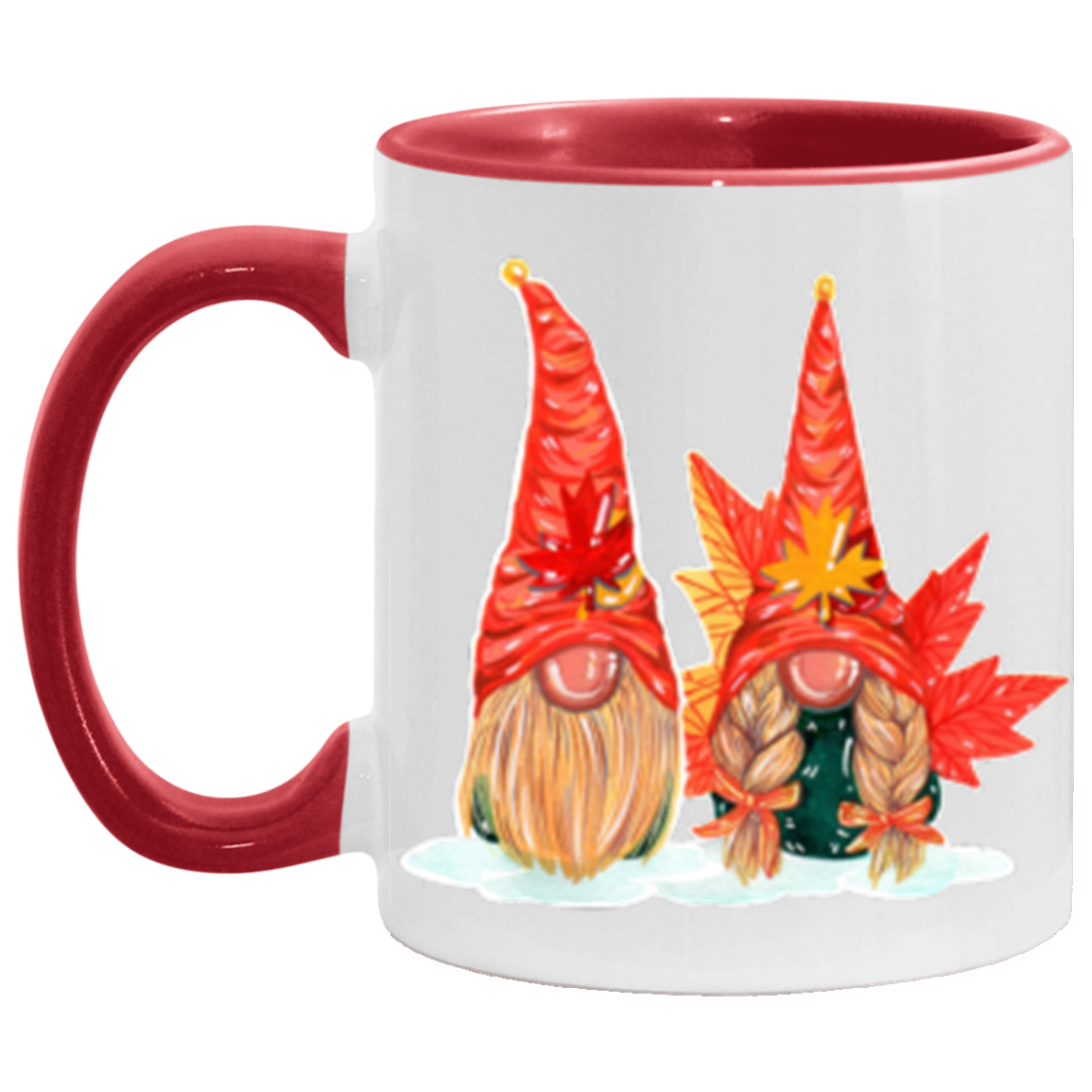 GNOME COUPLE 11oz Accent Mug