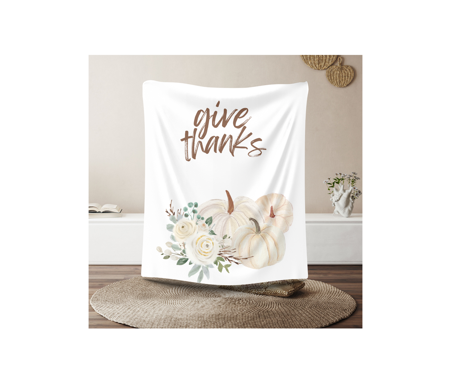 GIVE THANKS BLANKET | THANKSGIVING