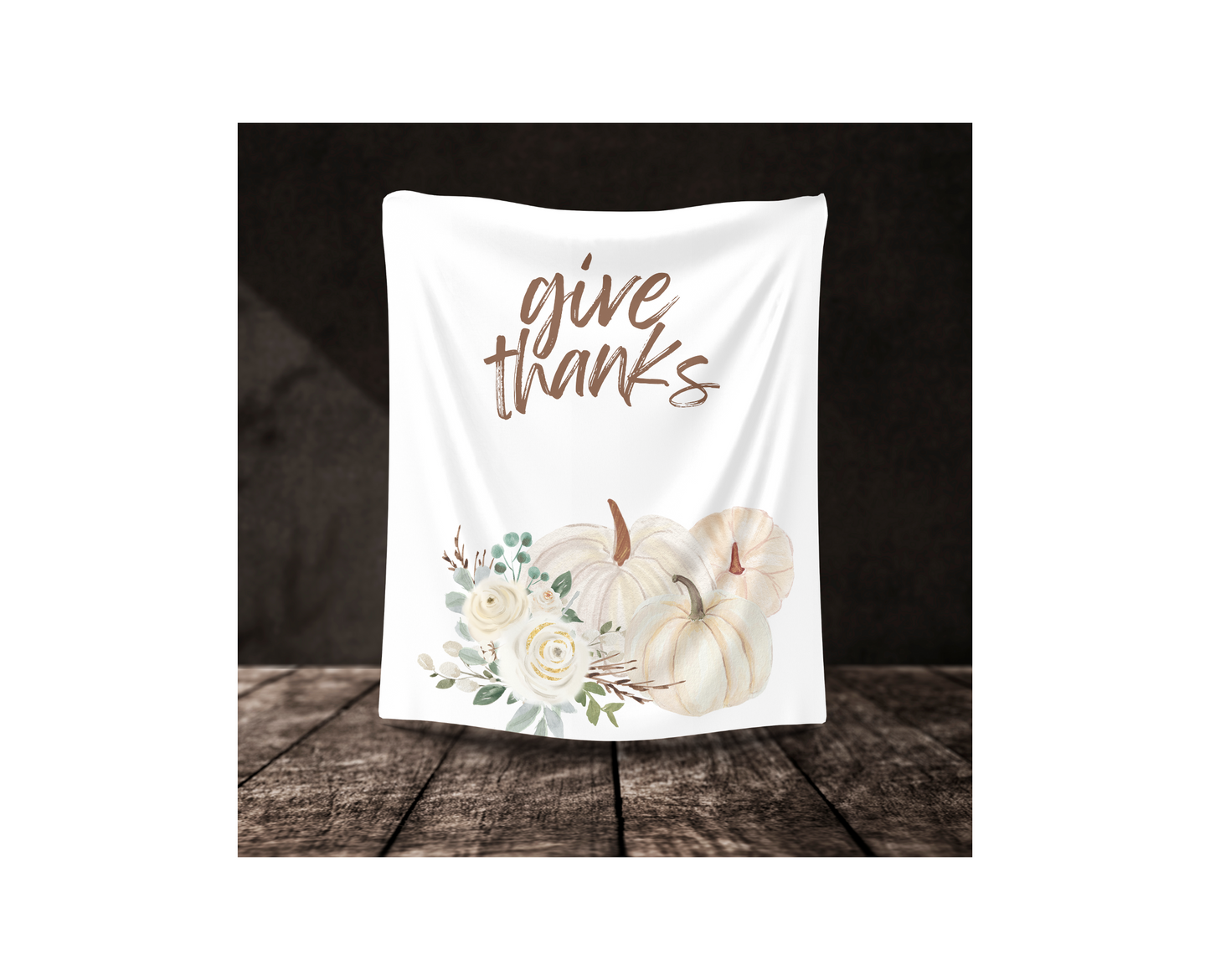 GIVE THANKS BLANKET | THANKSGIVING