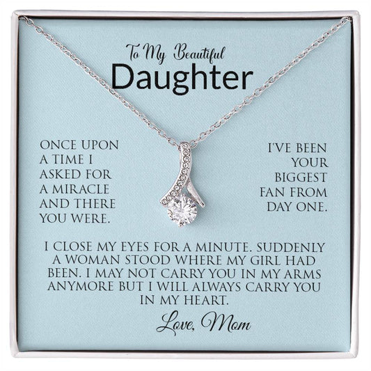 To My Beautiful Daughter | Alluring Beauty Necklace